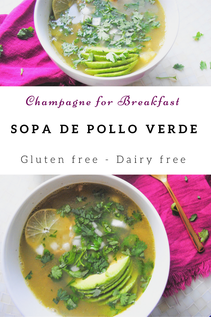Sopa de Pollo Verde