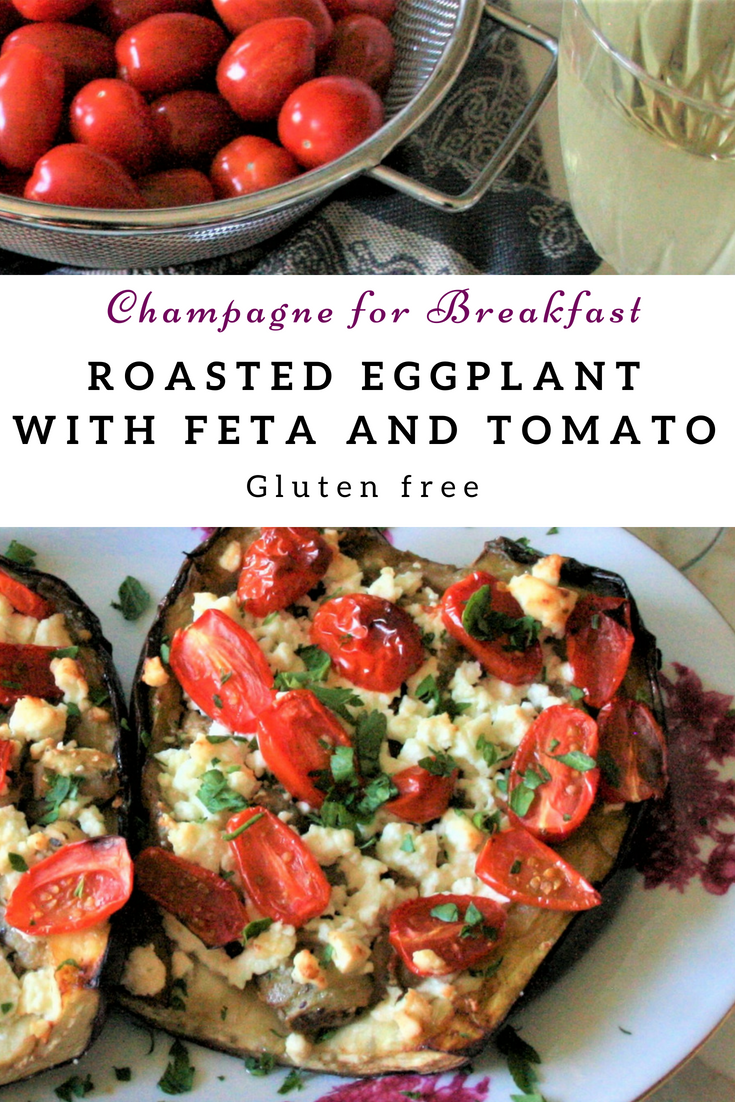 Roasted Eggplant with Feta and Tomato, GF (1)